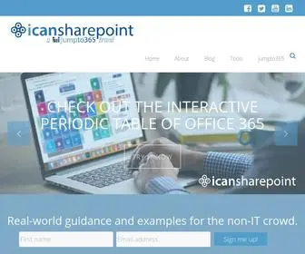 Icansharepoint.com(The blog and content at icansharepoint) Screenshot