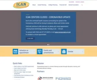 Icansucceed.org(Iowa College Access Network) Screenshot