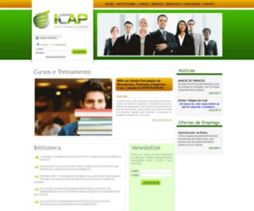 Icap.com.br(Instituto Superior de Tecnologia) Screenshot