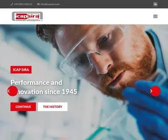Icapsira.com(Polimeri in acqua e in solvente) Screenshot