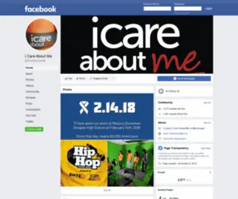 Icareaboutme.org(ICare About Me) Screenshot