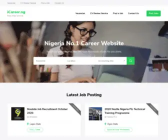 Icareer.ng(Icareer) Screenshot