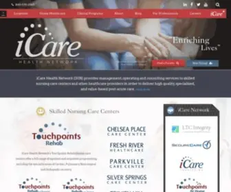 Icarehn.com(The iCare Health Network) Screenshot