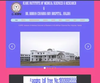 Icaremedicalcollege.in(Premier academic medical center) Screenshot