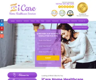 Icarens.com(ICare Home Healthcare Services) Screenshot