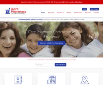 Icarepharmacyrx.com(ICare Pharmacy) Screenshot