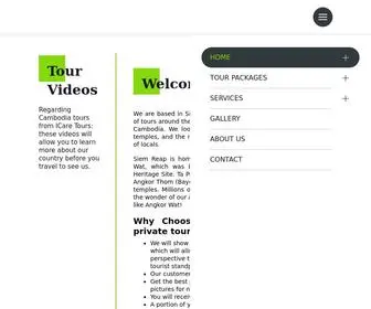 Icaretours.com(Your Trusted Travel Agent in Siem Reap) Screenshot