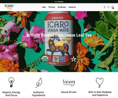Icarotea.com(Icaro Tea) Screenshot