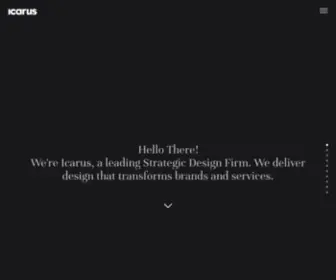 Icarus.co.in(Strategic Brand and Service Design Consultancy) Screenshot