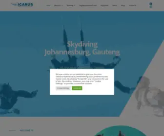 Icarus.co.za(Skydiving Training) Screenshot