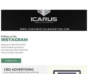 Icarusdigitalmarketing.com(The Digital Marketing Agency For CBD Brands) Screenshot