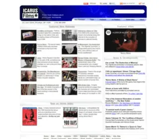 Icarusfilms.com(Icarus Films) Screenshot