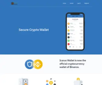 Icaruswallet.net(Icarus Wallet) Screenshot