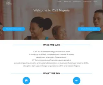 Icas.com.ng(ICaS Nigeria) Screenshot