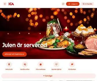 Ica.se(Din matbutik för en prisvärd och enklare vardag) Screenshot