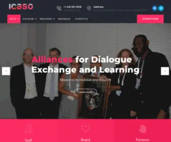 Icaso.org(Until we end aids) Screenshot