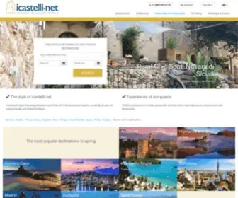 Icastelli.net(Luxury hotels collection) Screenshot