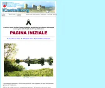 Icastelli.org(Sito di taglio tecnico sui castelli medievali. Metodi di difesa ed attacco) Screenshot