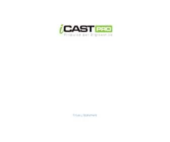 Icastpro.ca(iCastPro) Screenshot