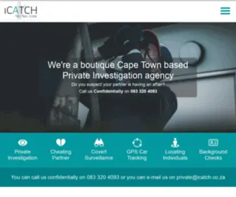 Icatch.co.za(Cape Town based Private Investigation and Detective Agency) Screenshot