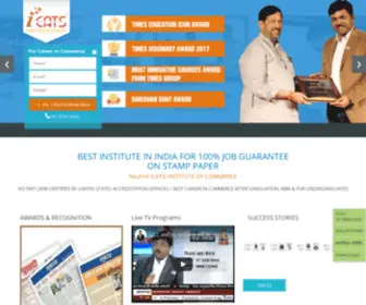 Icats.co.in(Institute of Computer Accountants) Screenshot