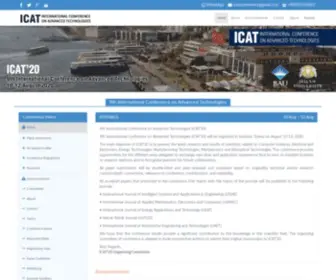 Icatsconf.org(ICAT) Screenshot