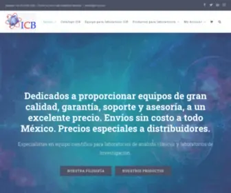 ICB-MX.com(Especialistas en Equipos para Laboratorios) Screenshot