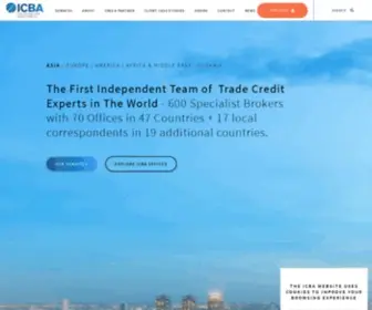Icba.com(International Credit Brokers Alliance) Screenshot
