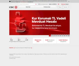 ICBC.com.tr(ICBC Turkey) Screenshot