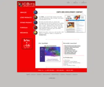 Icbits.com(ICBits is a Minnesota Website Design & Development Company) Screenshot