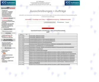 ICC-Hofmann.net(Aufträge) Screenshot