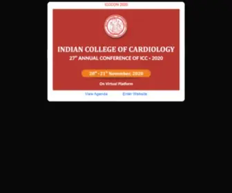 ICC-India.com(Indian College of Cardiology) Screenshot