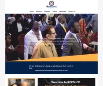 ICC-RCCG.org(A Caring Church with a Heart of Compassion) Screenshot