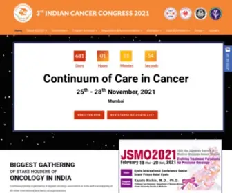 ICC2021.com(INDIAN CANCER CONGRESS) Screenshot