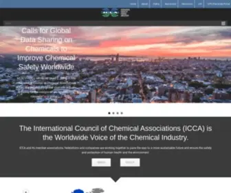 Icca-Chem.org(International Council of Chemical Associations) Screenshot