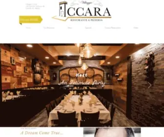 Iccara.com(Italian Restaurant) Screenshot