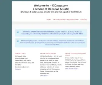Iccasap.com(ICC ASAP) Screenshot