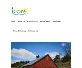 Iccaw.org(Illinois Coalition for Clean Air & Water) Screenshot