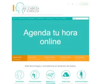 ICCC.cl(Instituto Chileno de Cabeza y Cuello) Screenshot