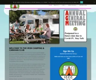 ICCC.ie(Irish Camping and Caravan Club) Screenshot