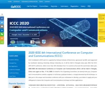 ICCC.org(6th ICCC 2020) Screenshot