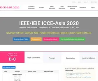 Icce-Asia2020.org(Apache tomcat/8.5.59) Screenshot