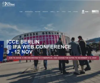 Icce-Berlin.org(ICCE BERLINTransforming the NOW) Screenshot