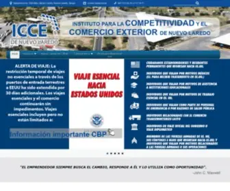 Iccedenuevolaredo.org(ICCENL-Intro) Screenshot