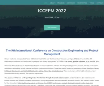 Iccepm2022.com(ICCEPM) Screenshot