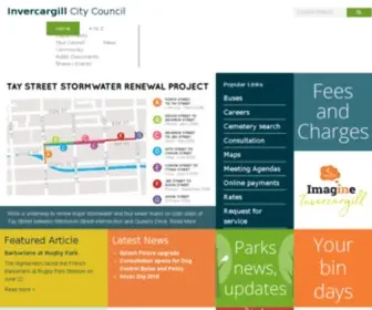 ICC.govt.nz(The Invercargill City Council website) Screenshot