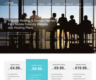 Iccmhosting.ie(Website Internet Hosting) Screenshot