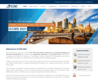 ICCMS.org(ICCMS 2021) Screenshot