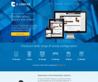 Iccomplex.eu(Internetowe konfiguratory stolarki otworowej) Screenshot