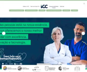 ICC.org.br(Instituto do Câncer do Ceará) Screenshot